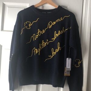 Norte Dame Medium Women’s Sweater Kadyluxe 
New with Tags